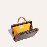 Goyard Grand Hôtel Trunk Bag Black & Tan - Image 4
